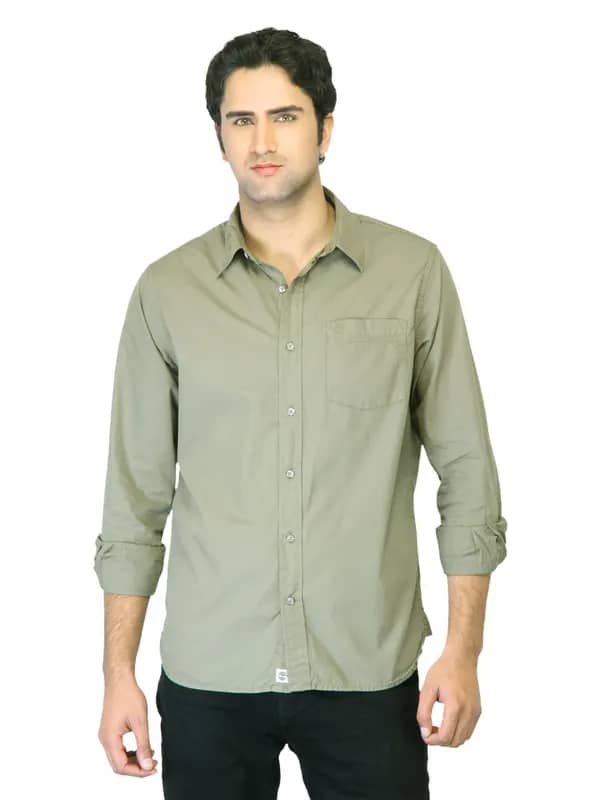 Timberland Men Olive Claremont Shirt