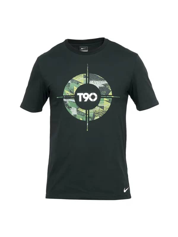 Nike Men Printed Black T-shirt