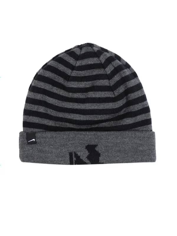Nike Unisex Striped Black Cap