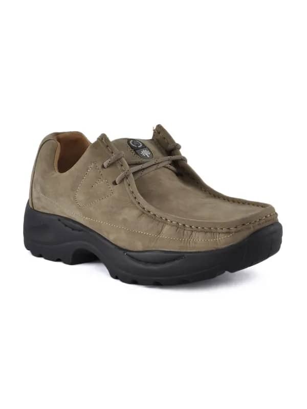 Woodland Men Khaki Shoes