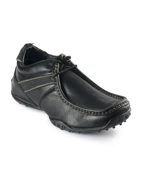 Woodland Men Black Casual Shoes