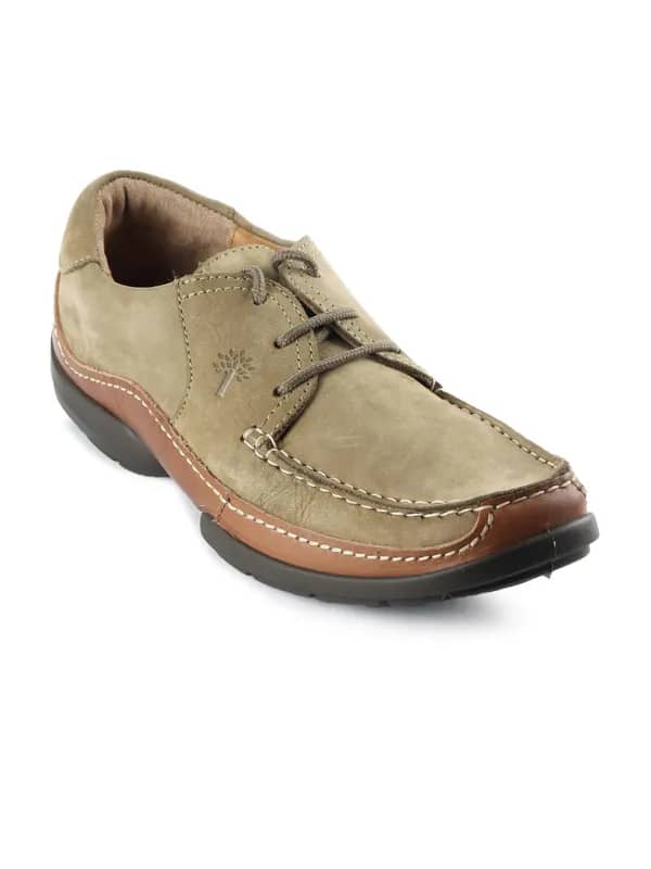 Woodland Men Khaki Casual Shoes