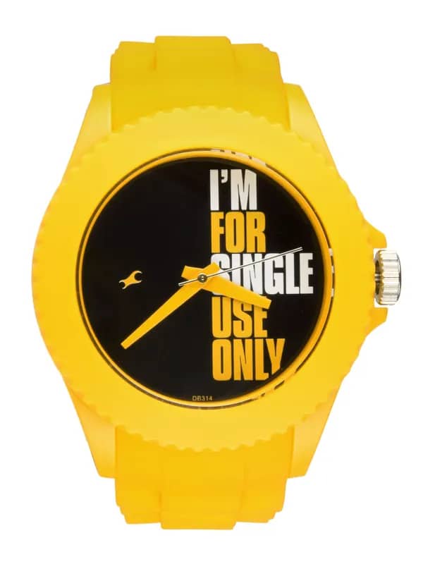 Fastrack Women Yellow Casual Watch