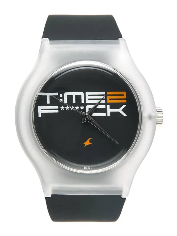 Fastrack Unisex Black Casual Watch