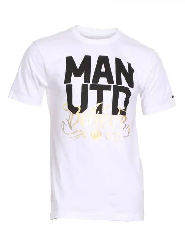 Nike Mens Manchester United White T-shirt