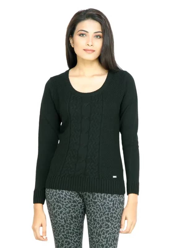 Arrow Woman Black Sweater