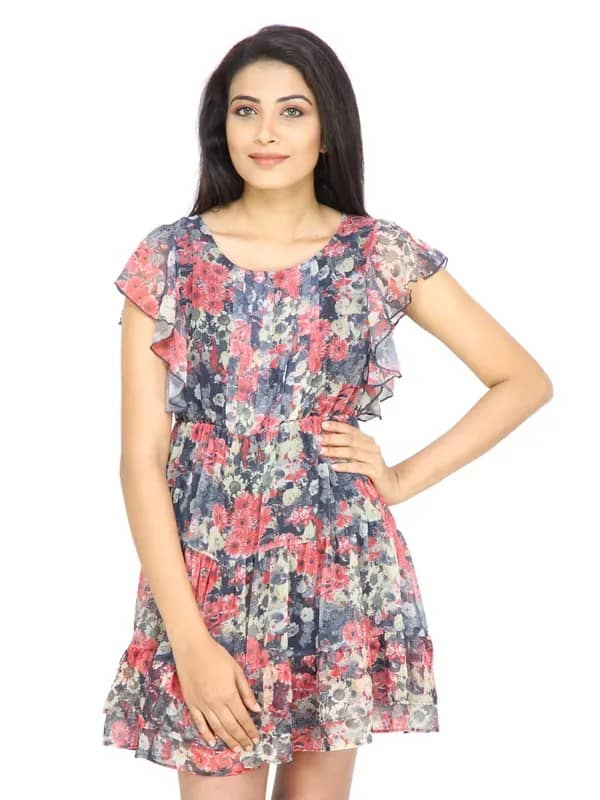 Arrow Woman Multi Coloured Floral Dress