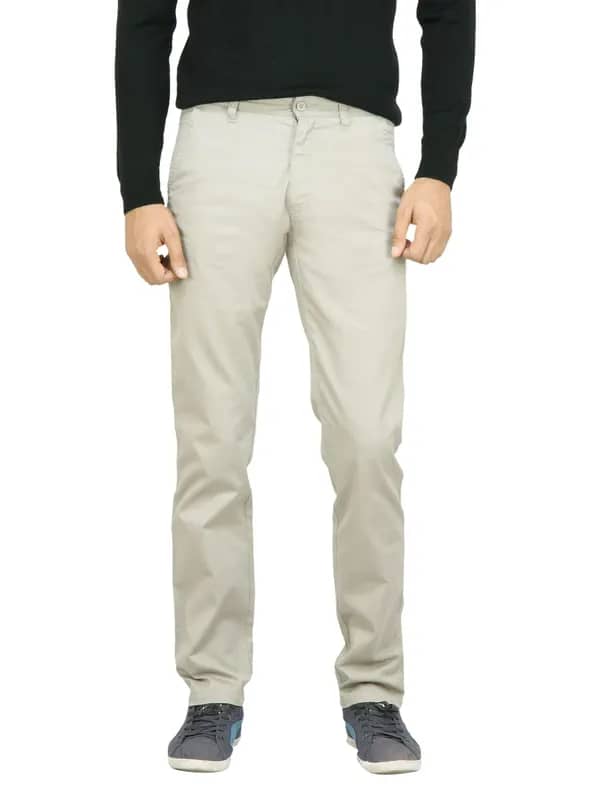 Arrow Men Beige Trousers