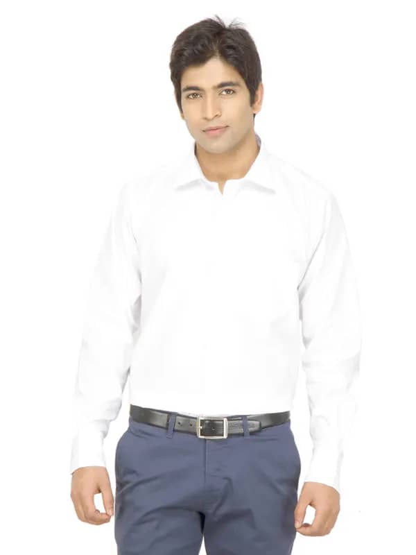 Genesis White Formal Shirt