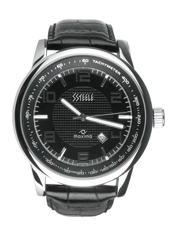 Maxima Ssteele Men Black Watch