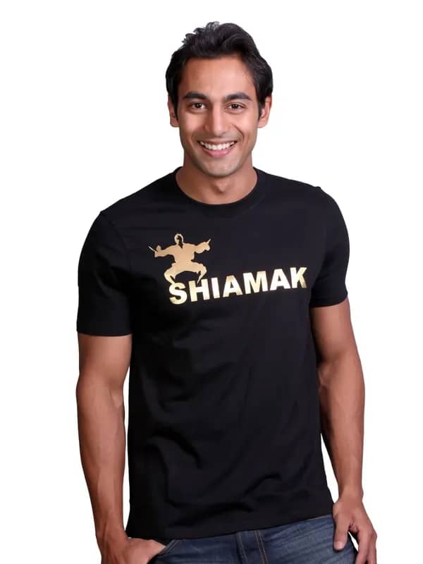 Reebok Men Shiamak Dance Black T-shirt