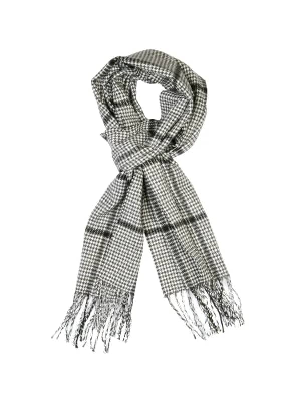 Arrow Men Black & White Scarf