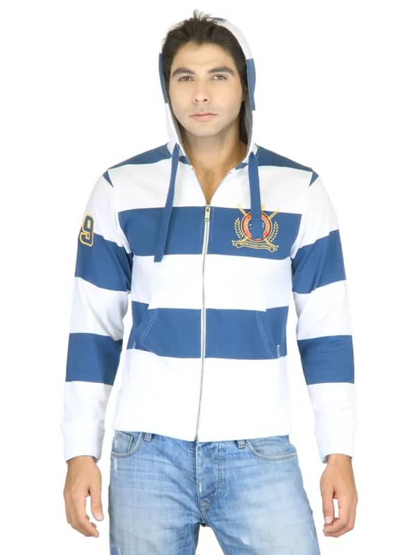 Classic Polo Men White Sweatshirt