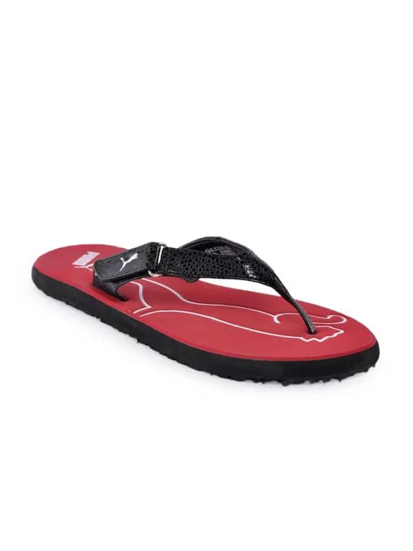 Puma Men Breeze Red Flip Flops