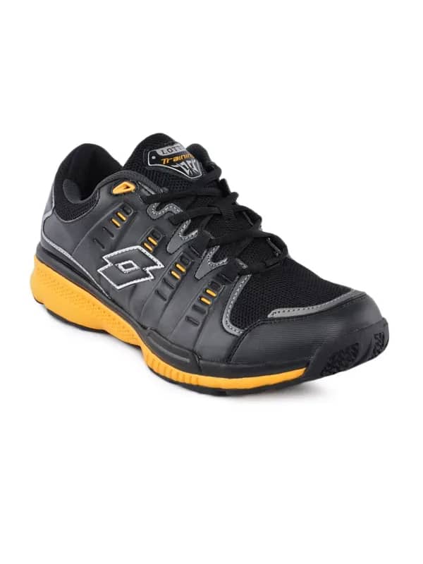Lotto Men Black Trainer Sports Shoes