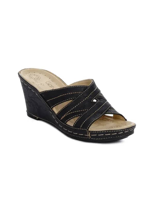 Catwalk Women Black Wedges