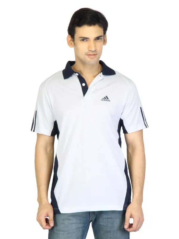 ADIDAS Men White T-shirt