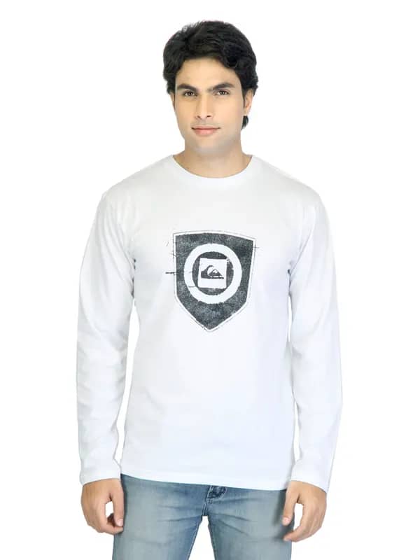 Quiksilver Men Basic White T-shirt