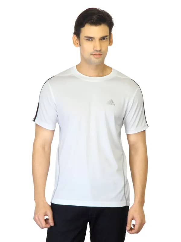 ADIDAS Men White T-shirt