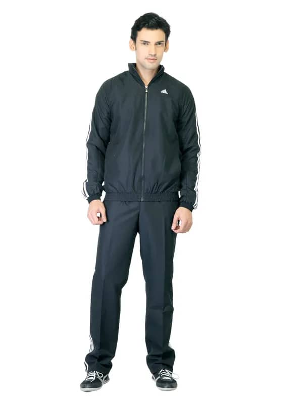 ADIDAS Men Black Tracksuit