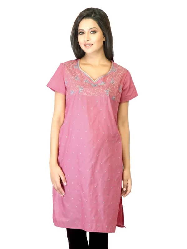 Folklore Women Pink Kurta
