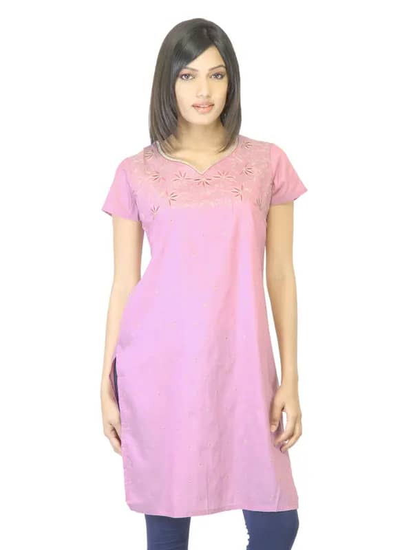 Folklore Women Pink Kurta