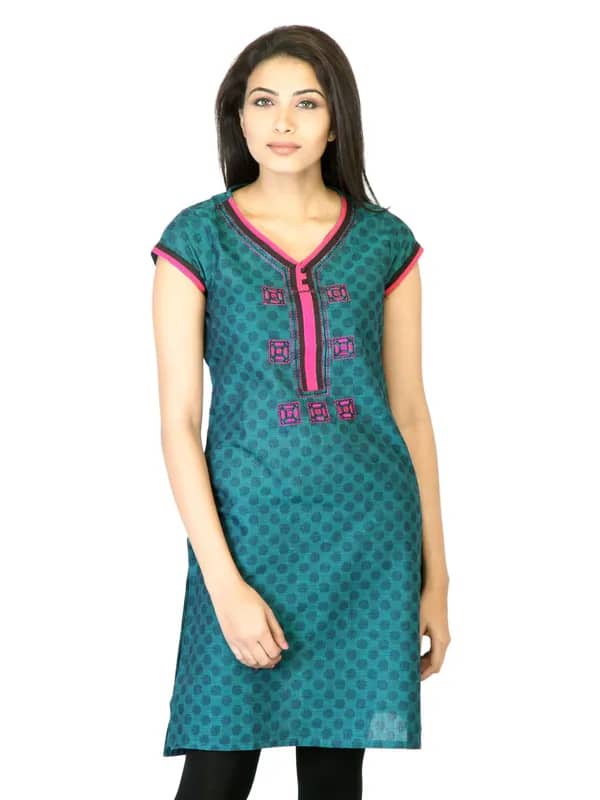 Mother Earth Women Green Kurta