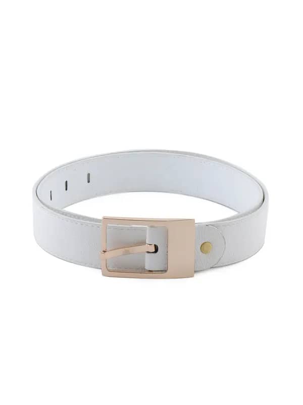 Lino Perros Women Ladies Belts White White Belts