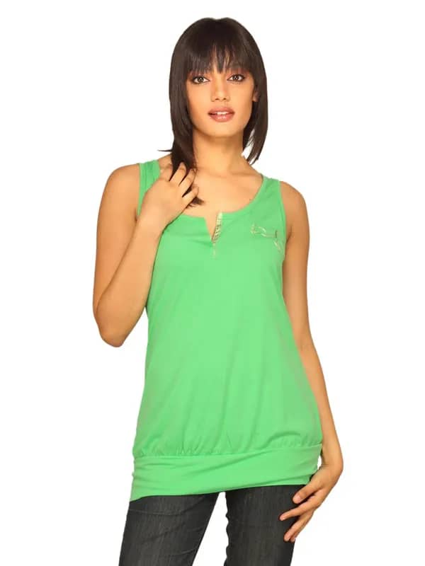 Puma Women Island Green Top