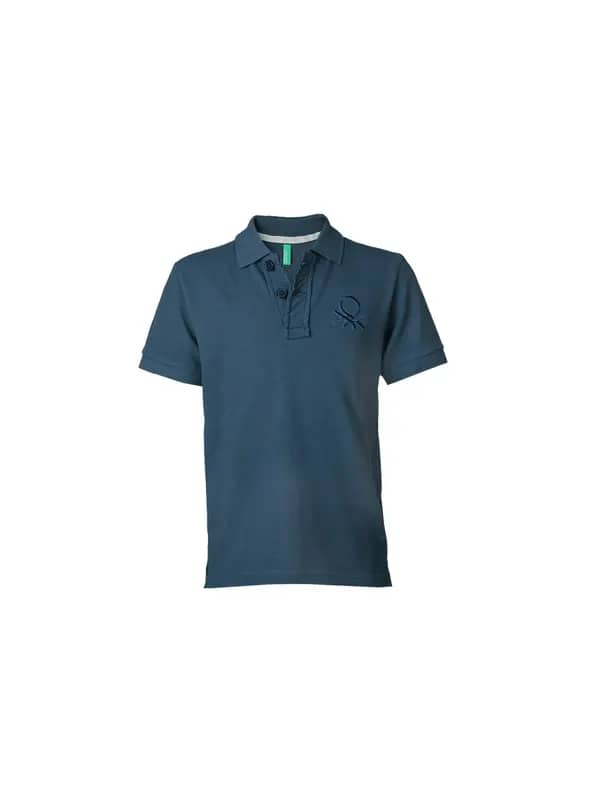 United Colors of Benetton Kids Boys Navy Blue T-shirt