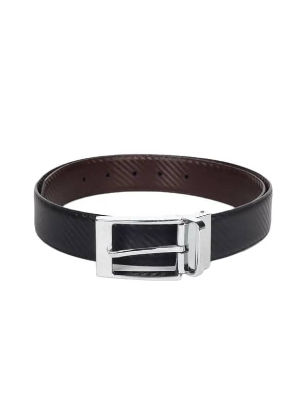 United Colors of Benetton Men Leather Black Belt