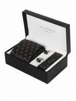 Lino Perros Men Formal Brown Accessory Gift Set