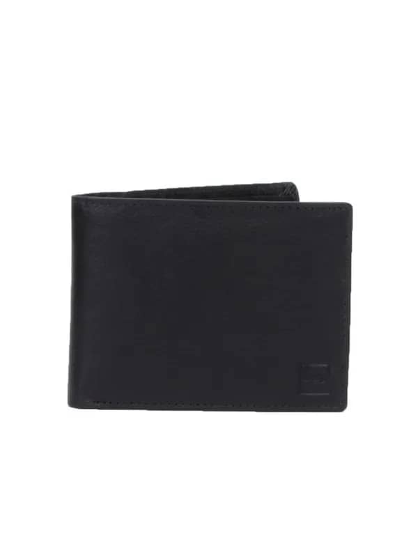 Lino Perros Men Leather Black Wallet