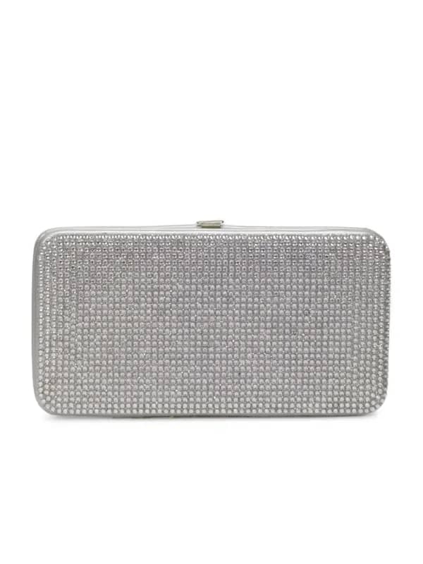 Lino Perros Women Gems Silver Clutch