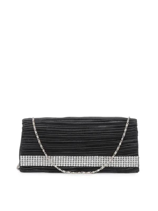 Lino Perros Women Gems Black Clutch