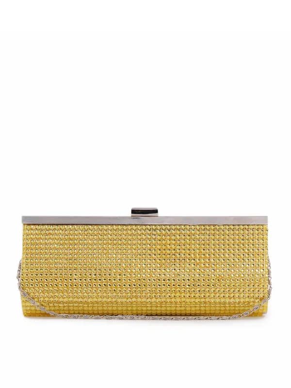Lino Perros Women Gems Gold Clutch