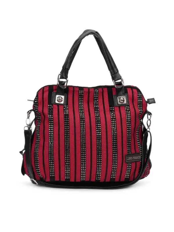 Lino Perros Women Sequins Red Handbag