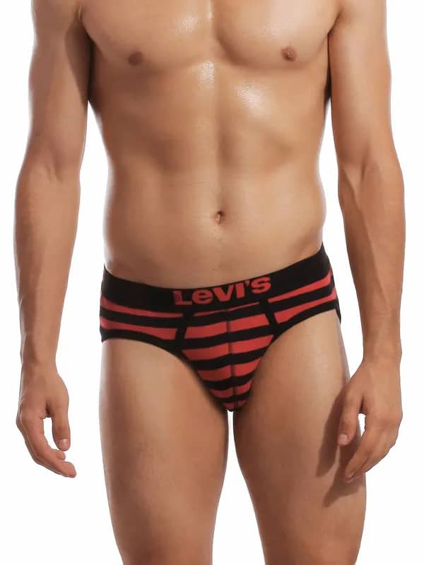 Levis Men Black & Red Brief