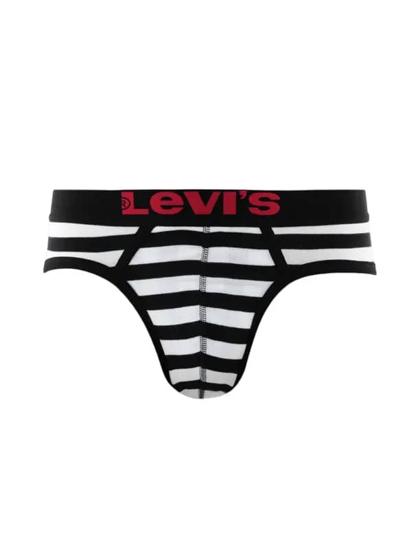 Levis Men Black & White Brief