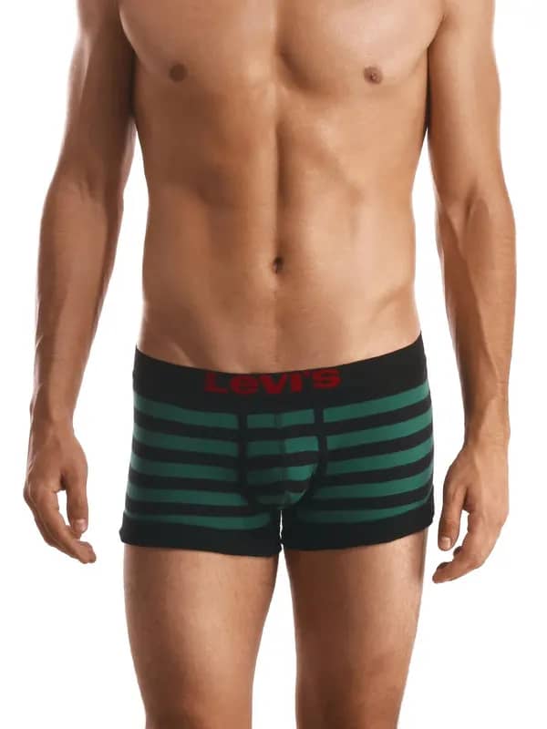 Levis Men Black & Green Trunks