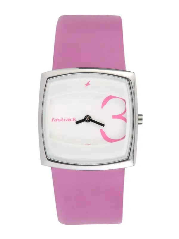 Fastrack Women White Dial Watch N6013SL01