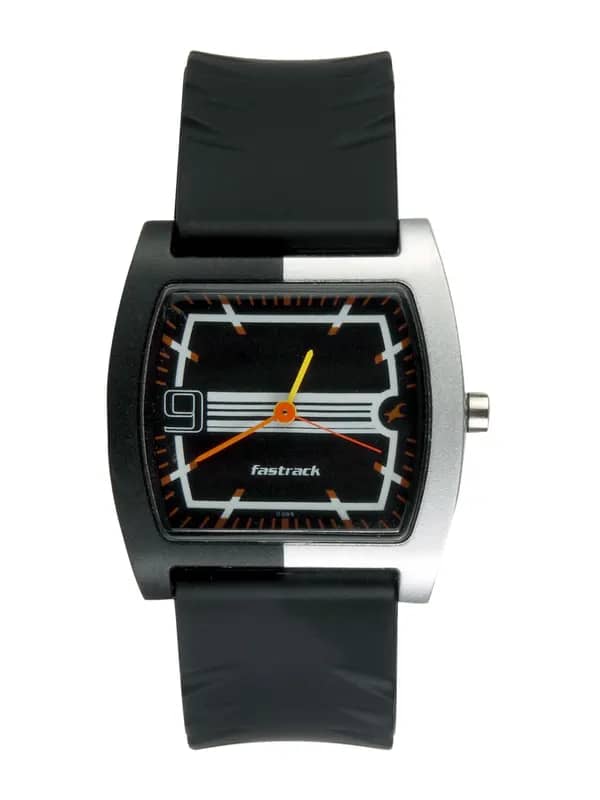 Fastrack Unisex Black Casual Watch