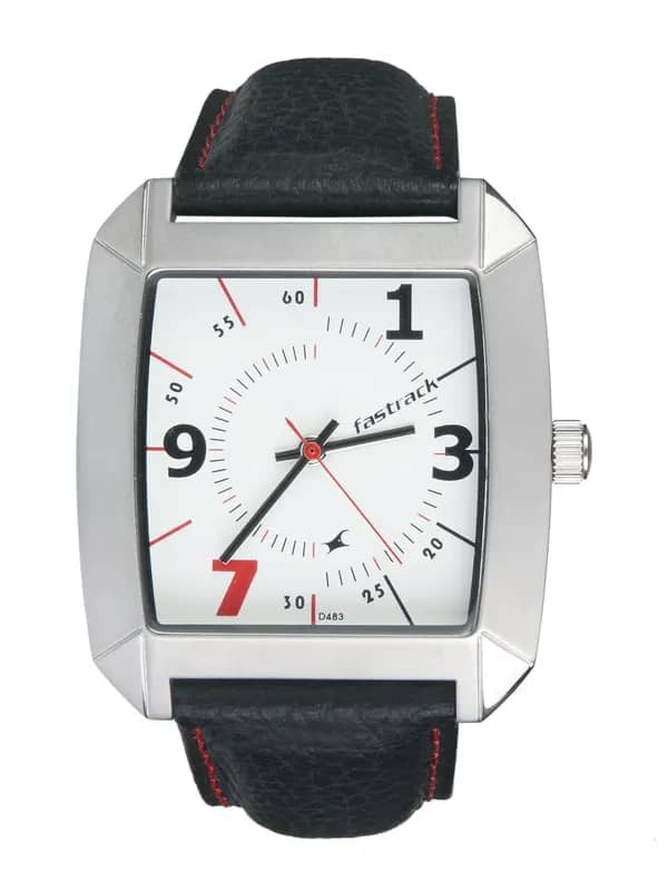 Fastrack Men White Dial Watch N9336SL01