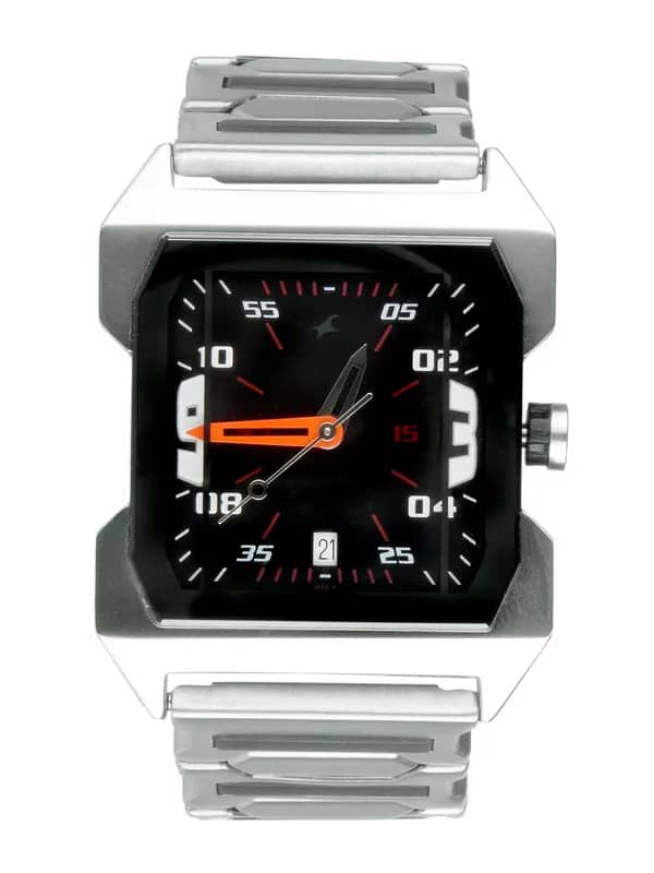 Fastrack Men Black Dial Watch NA1474SM02
