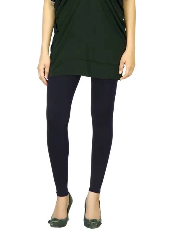 Femella Women Navy Blue Skinny Leggings