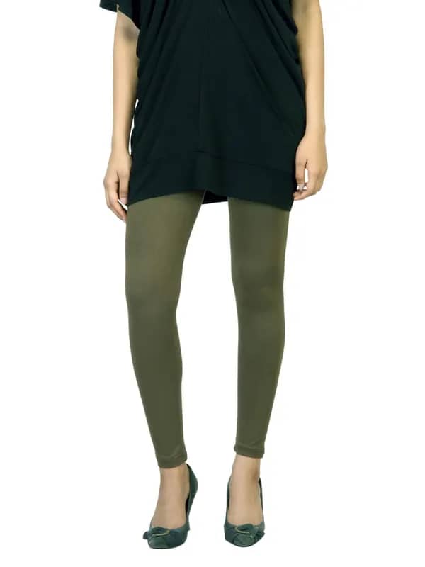 Femella Women Olive Leggings