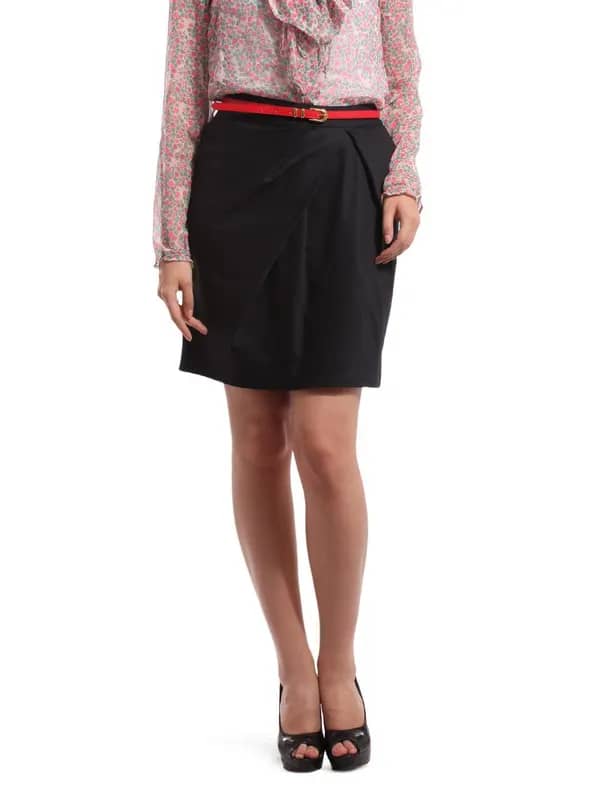 Femella Women Black Skirt
