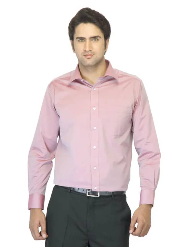 John Miller Men Pink Shirt