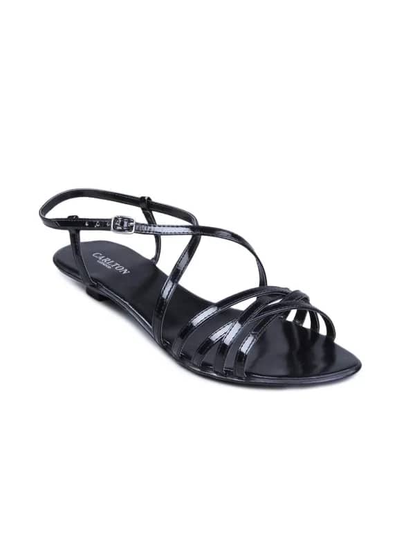 Carlton London Women Stylish Black Flats