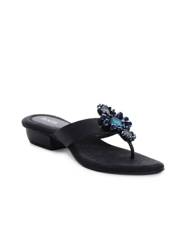 Rocia Women Black Casual Sandals
